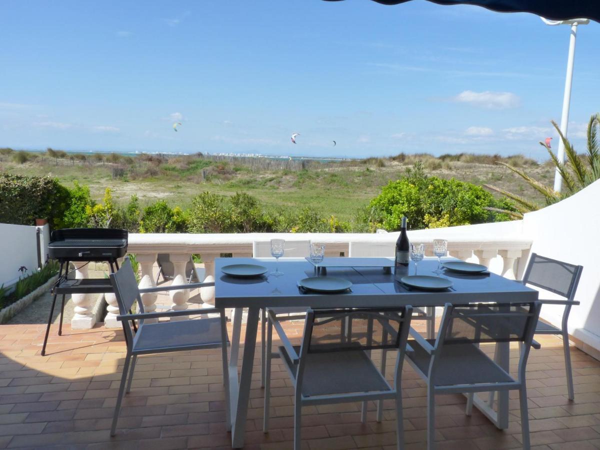 Sol-Y-Days Flamant, Superbe Appartement En Rez De Jardin Avec Grande Terrasse Et Jardinet, Face A La Mer 勒格罗-迪鲁瓦 外观 照片